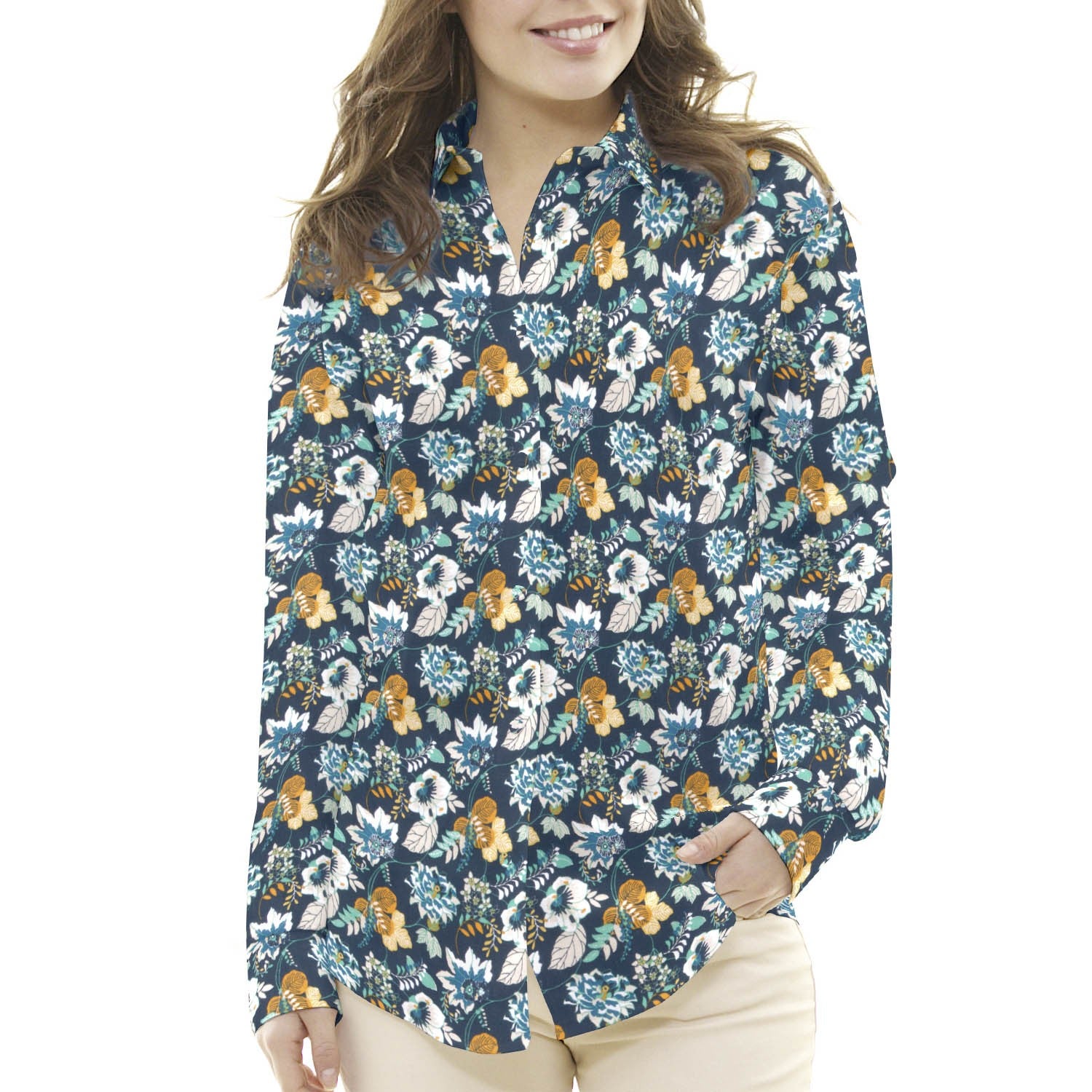 Popelín Nature Petróleo - Ribes y Casals