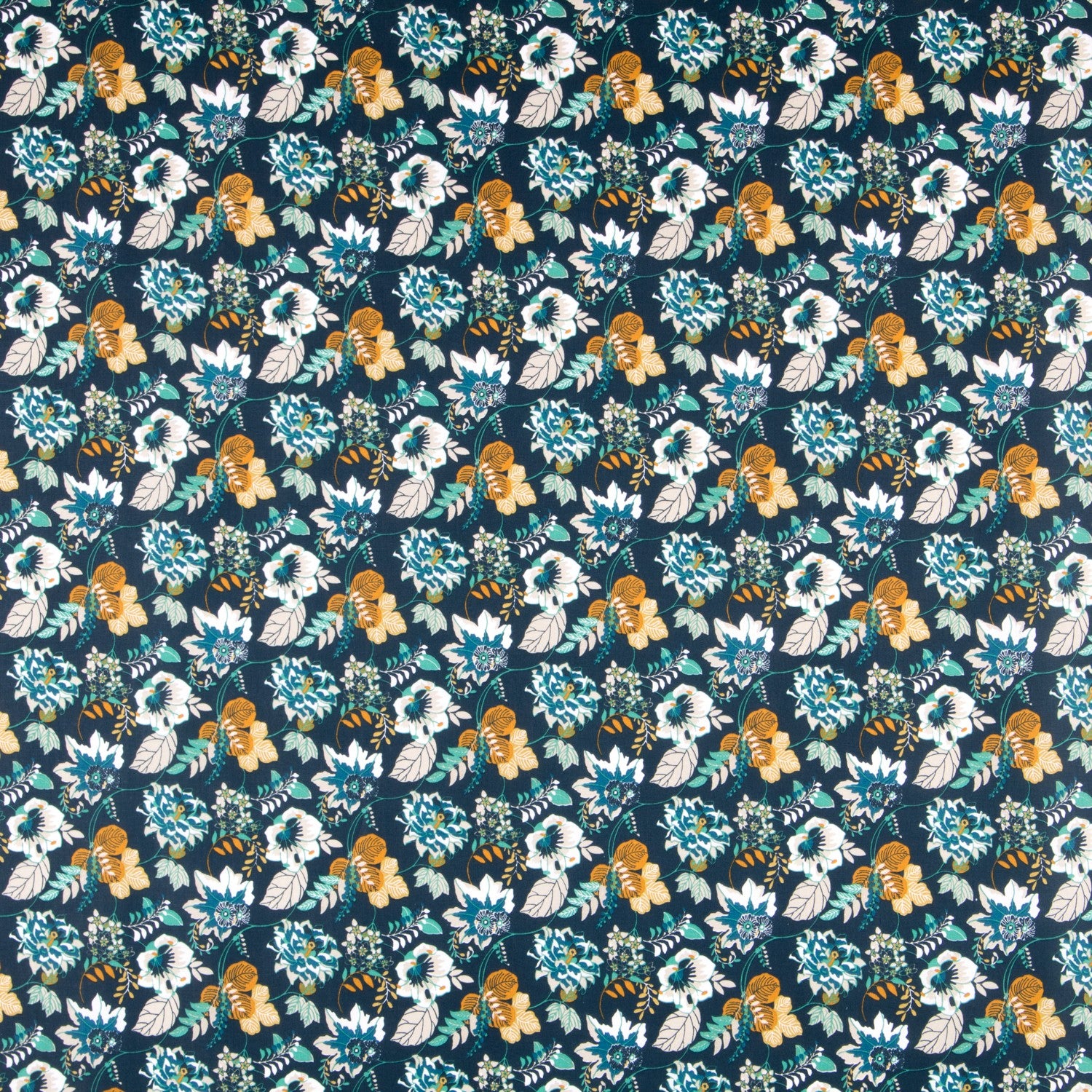 Popelín Nature Petróleo - Ribes y Casals