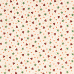 Popelín Navidad Love Crudo - Ribes y Casals