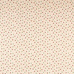 Retal Popelín Navidad Love Crudo 75x150cm - Ribes y Casals