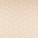 Retal Popelín Navidad Love Crudo 75x150cm - Ribes y Casals