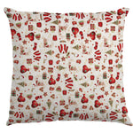 Popelín Navidad Mix Crudo - Ribes y Casals