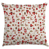 Popelín Navidad Mix Crudo - Ribes y Casals