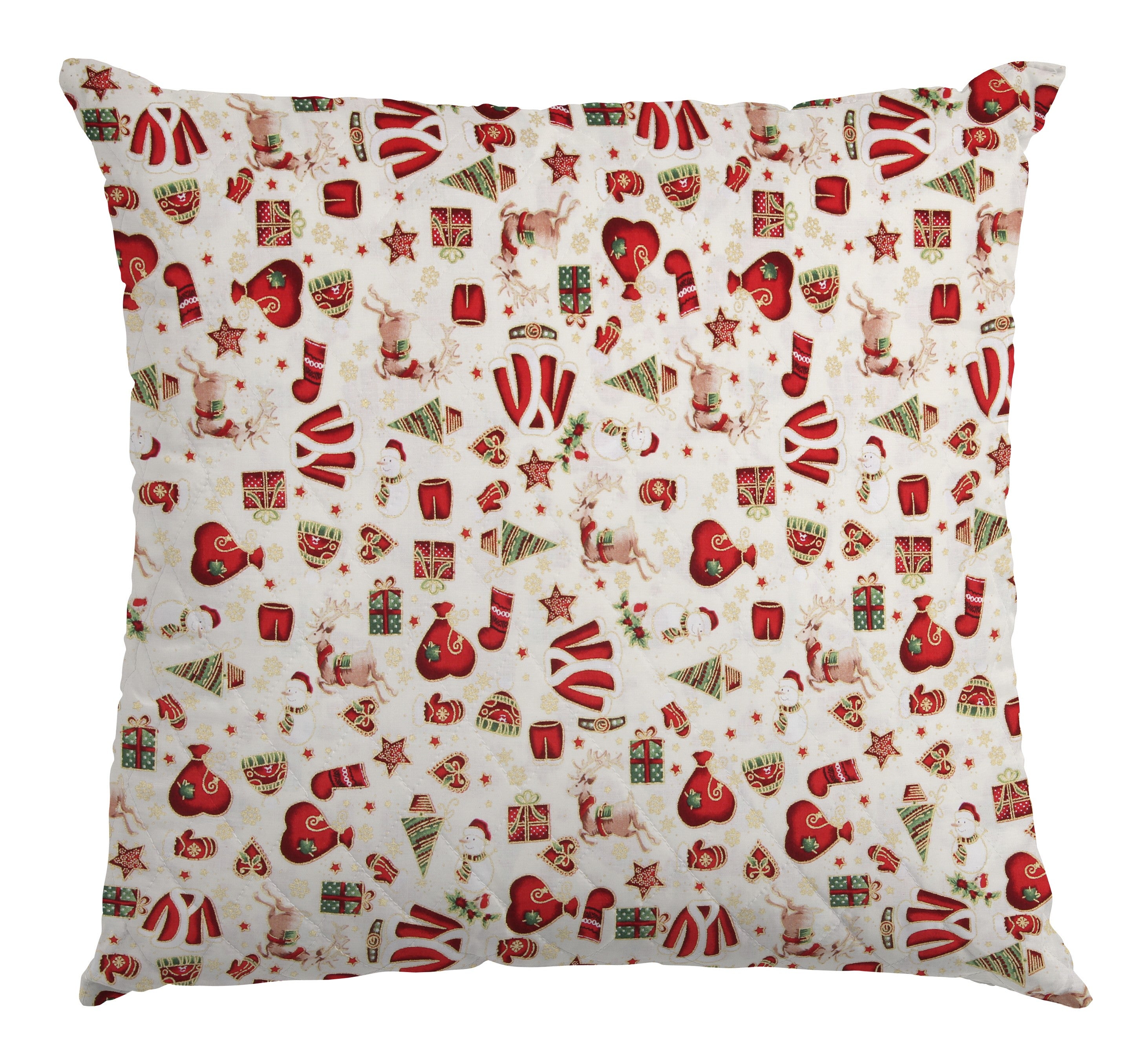 Popelín Navidad Mix Crudo - Ribes y Casals