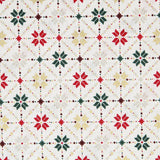 Popelín Navidad Mosaico Crudo - Ribes y Casals