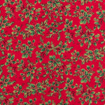 Popelín Navidad Muérdago Roja - Ribes y Casals