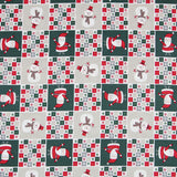 Popelín Navidad Patch Verde - Ribes y Casals