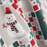 Popelín Navidad Patch Verde - Ribes y Casals