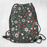 Popelín Navidad Santa Verde - Ribes y Casals