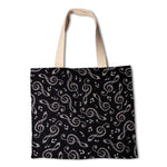 Popelín Notas Negra - Ribes y Casals