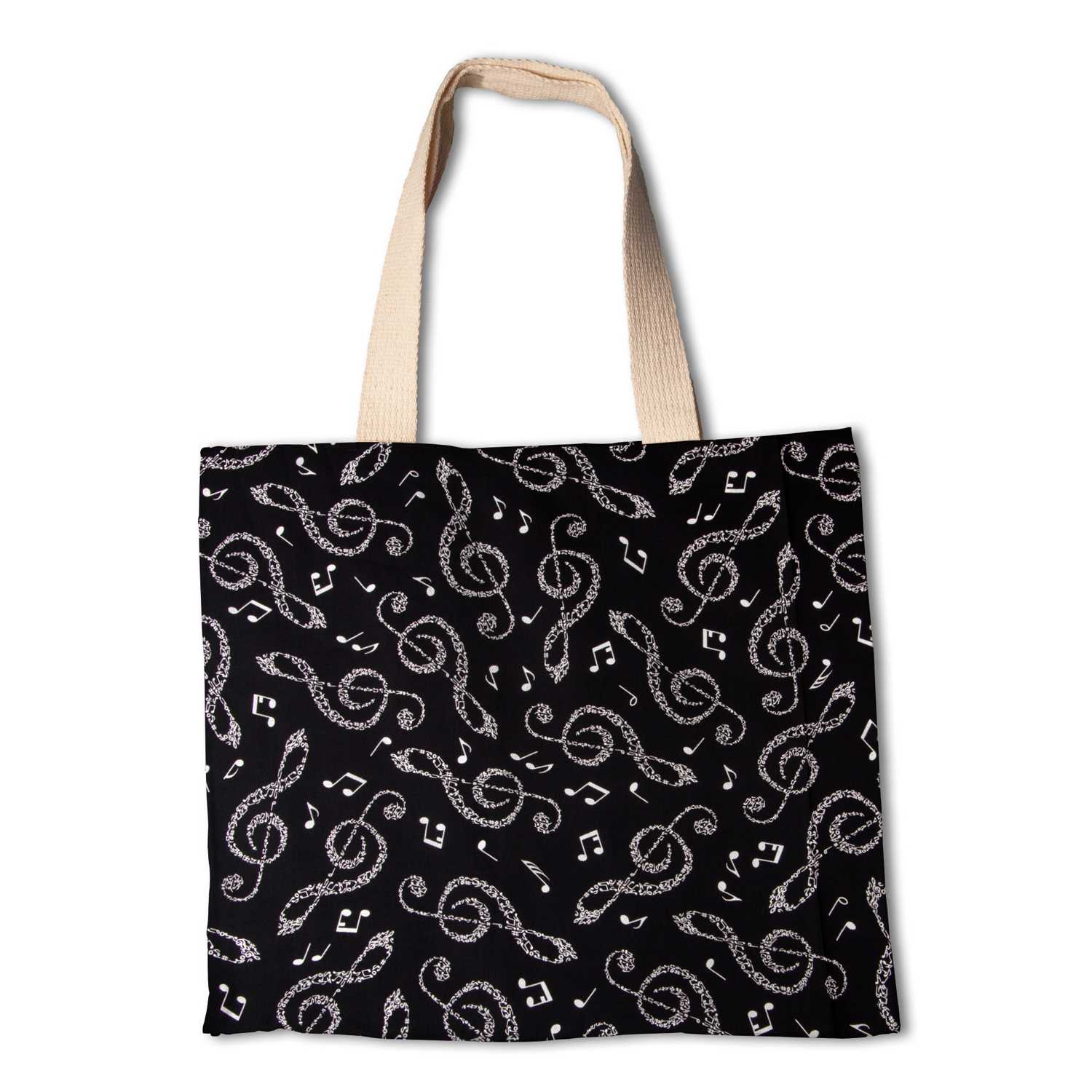 Popelín Notas Negra - Ribes y Casals