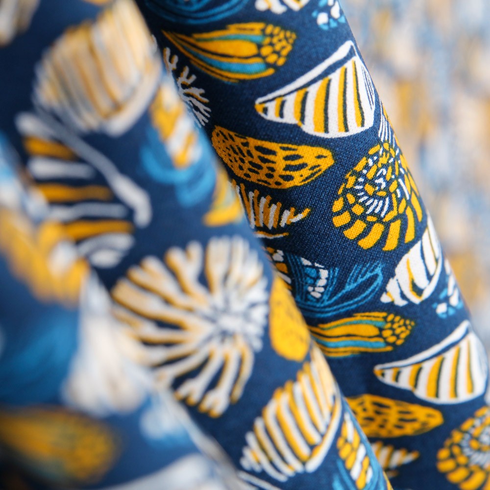 Popelín Ocean Azul - Ribes y Casals