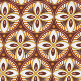 Popelín Patchwork Barroco Naranja - Ribes y Casals