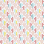 Popelín Patchwork Diamantes Pastel - Ribes y Casals