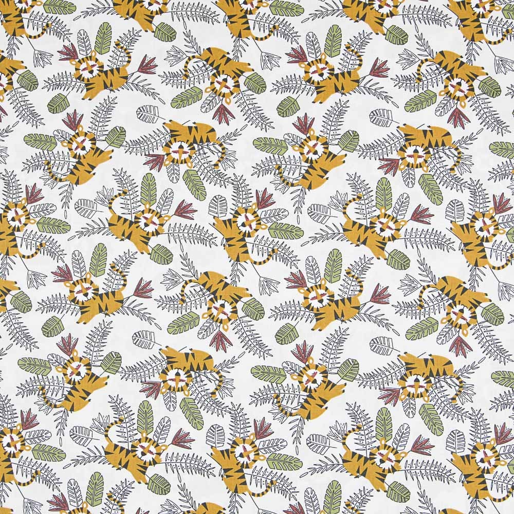 Popelín Patchwork Leones - Ribes y Casals