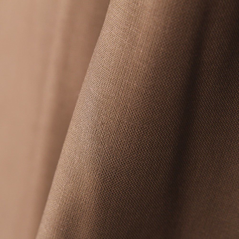 Popelín Patchwork Liso Marrón - Ribes y Casals