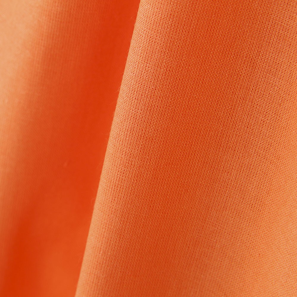 Popelín Patchwork Liso Naranja - Ribes y Casals