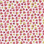 Popelín Patchwork Motivos Coral - Ribes y Casals