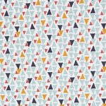 Popelin Patchwork Triangulos Invertidos - Ribes y Casals