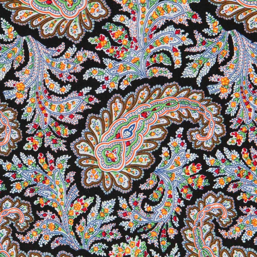 Popelín Peasly Negro - Ribes y Casals