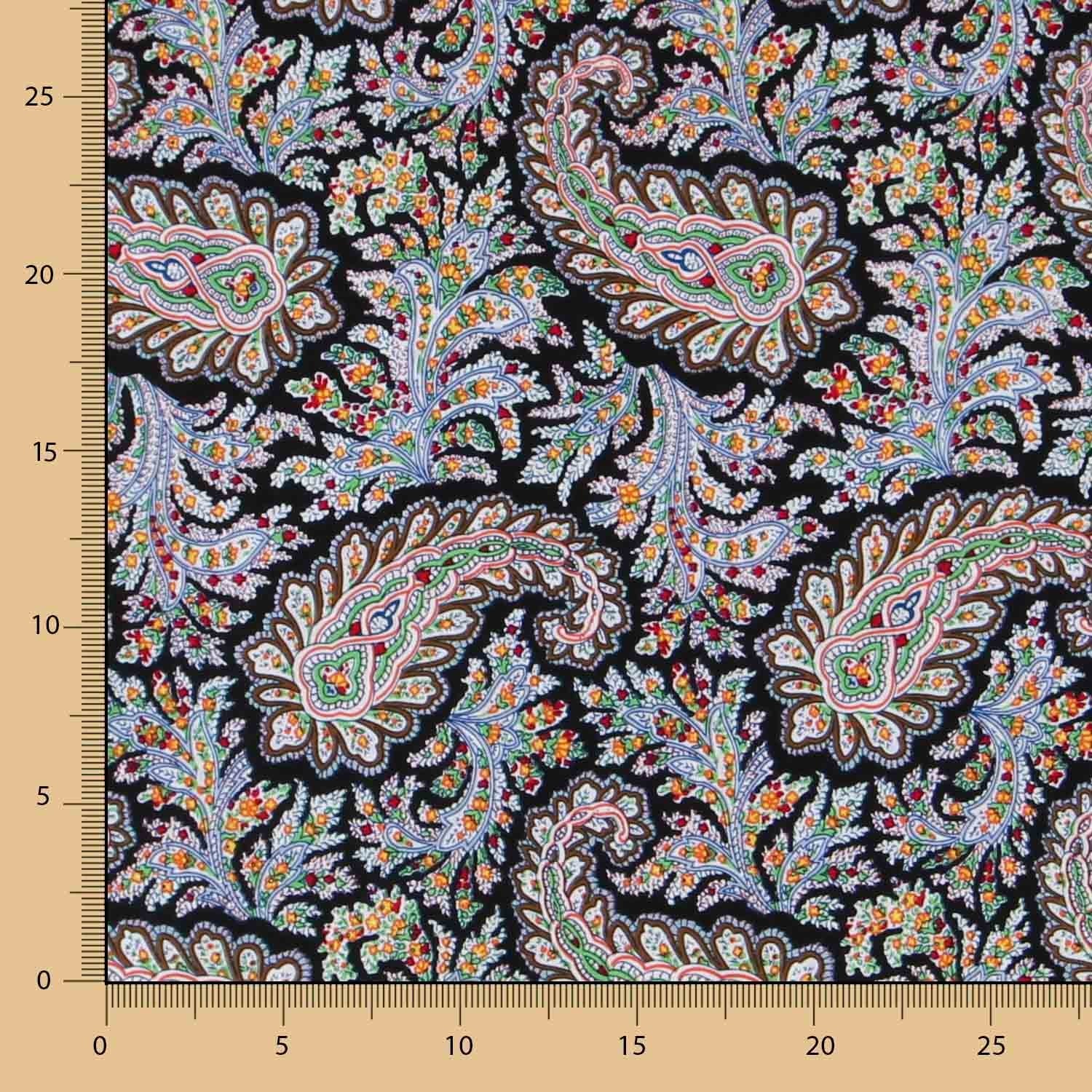 Popelín Peasly Negro - Ribes y Casals