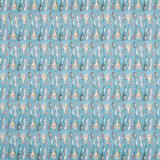 Popelín Peines Turquesa - Ribes y Casals