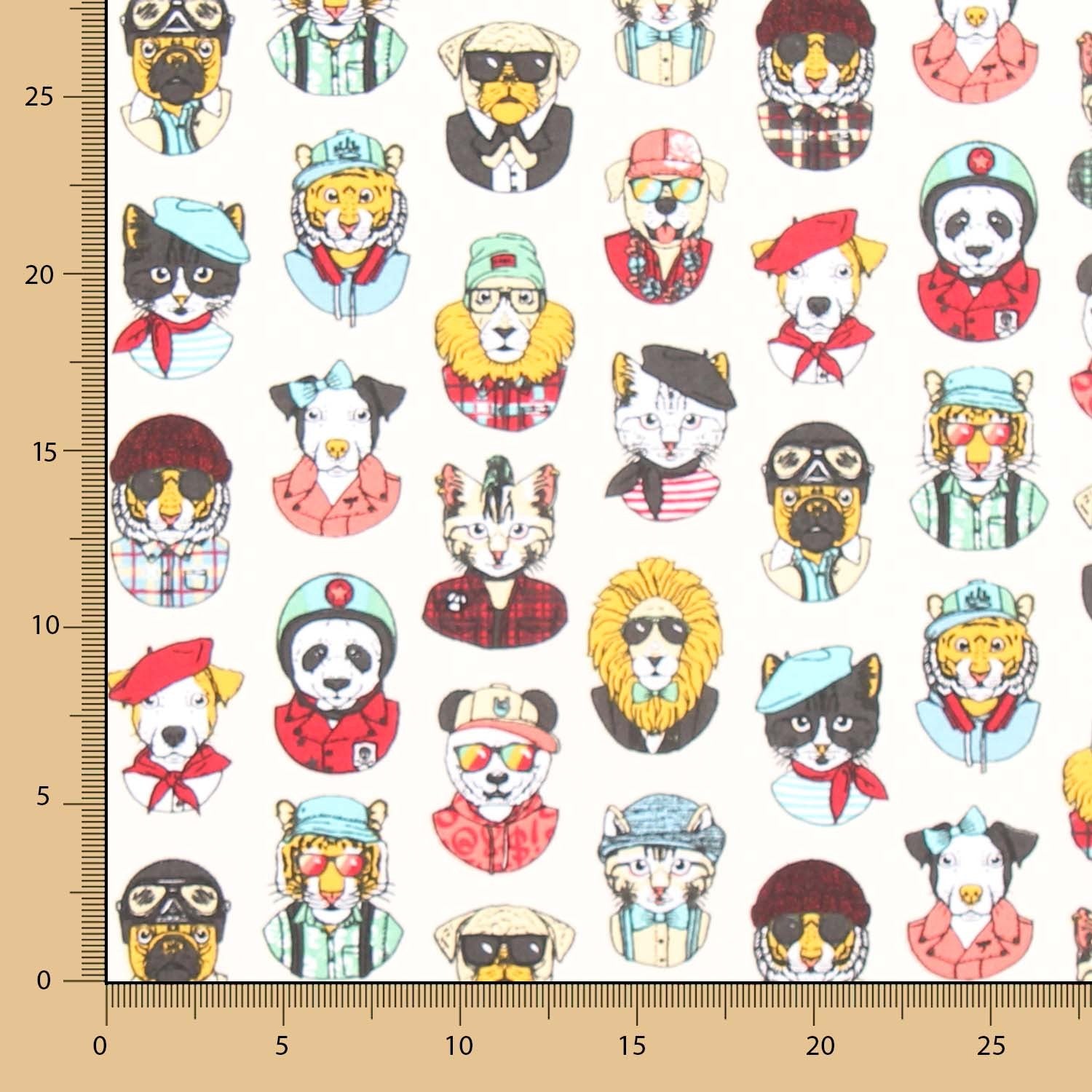 Popelín Personality Animals - Ribes y Casals