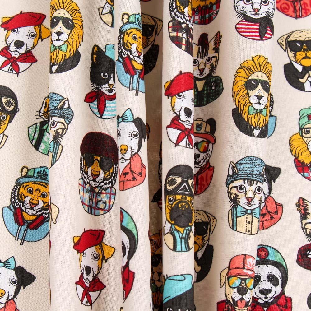 Popelín Personality Animals - Ribes y Casals