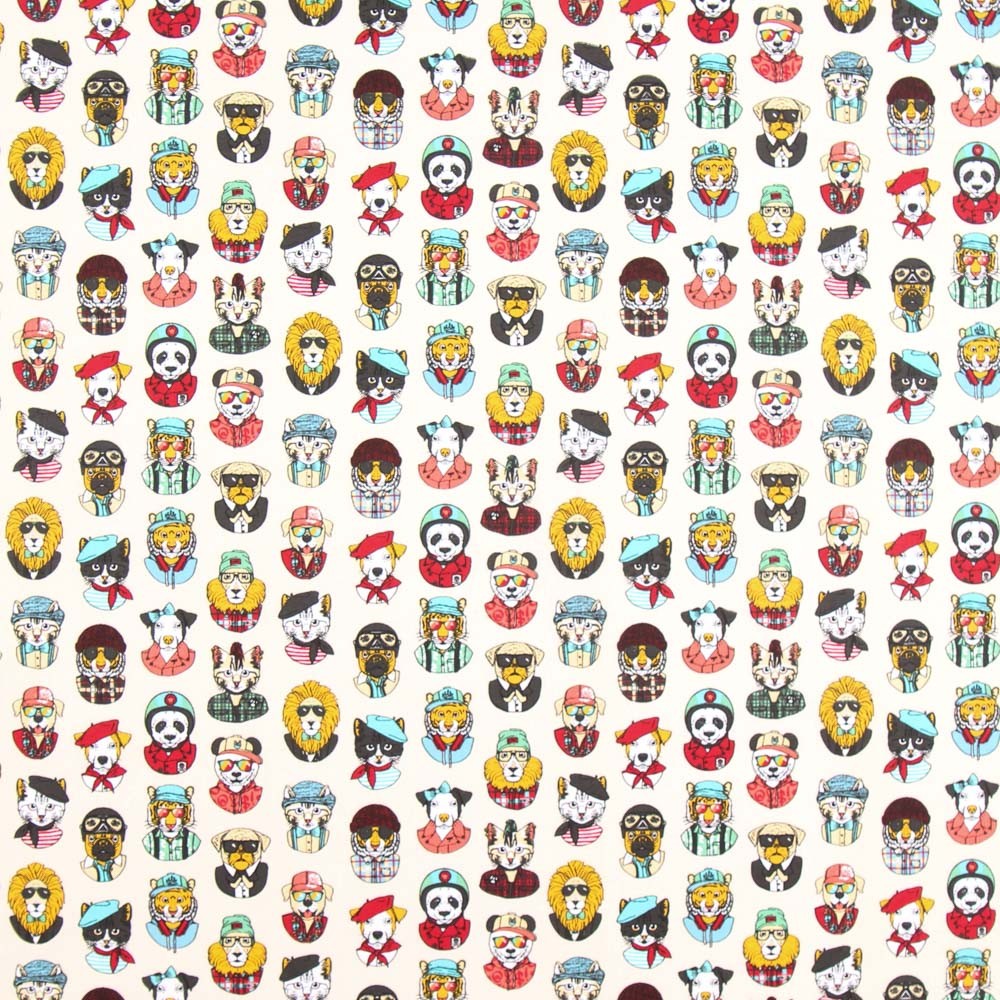 Popelín Personality Animals - Ribes y Casals