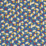 Popelín Pétalos Azul - Ribes y Casals