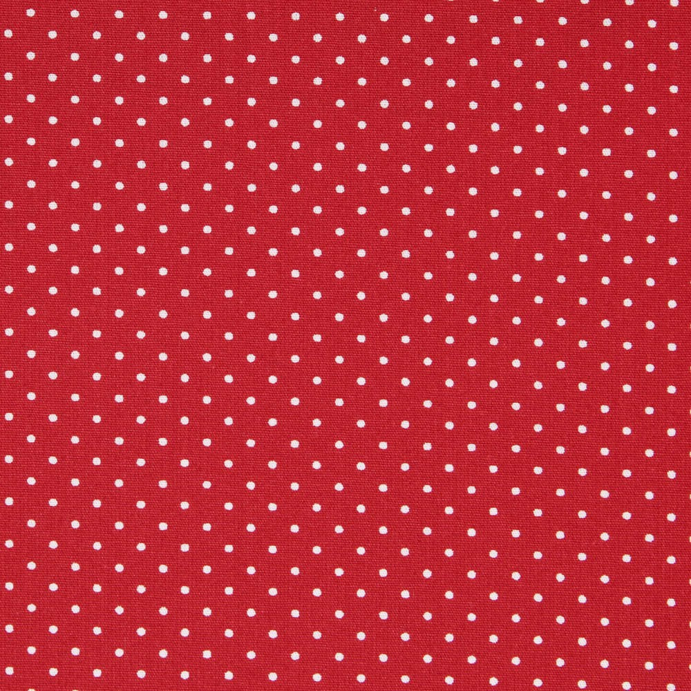 Popelín Petit Dots Roja - Ribes y Casals