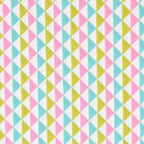 Popelín Pirámides Verde Rosa - Ribes y Casals