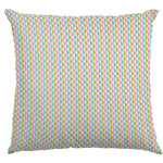 Popelín Pirámides Verde Rosa - Ribes y Casals