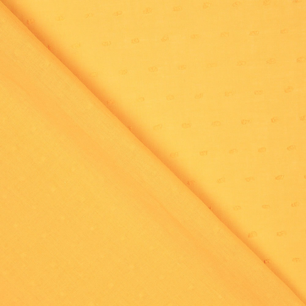 Popelín Plumeti Algodón Amarillo - Ribes y Casals