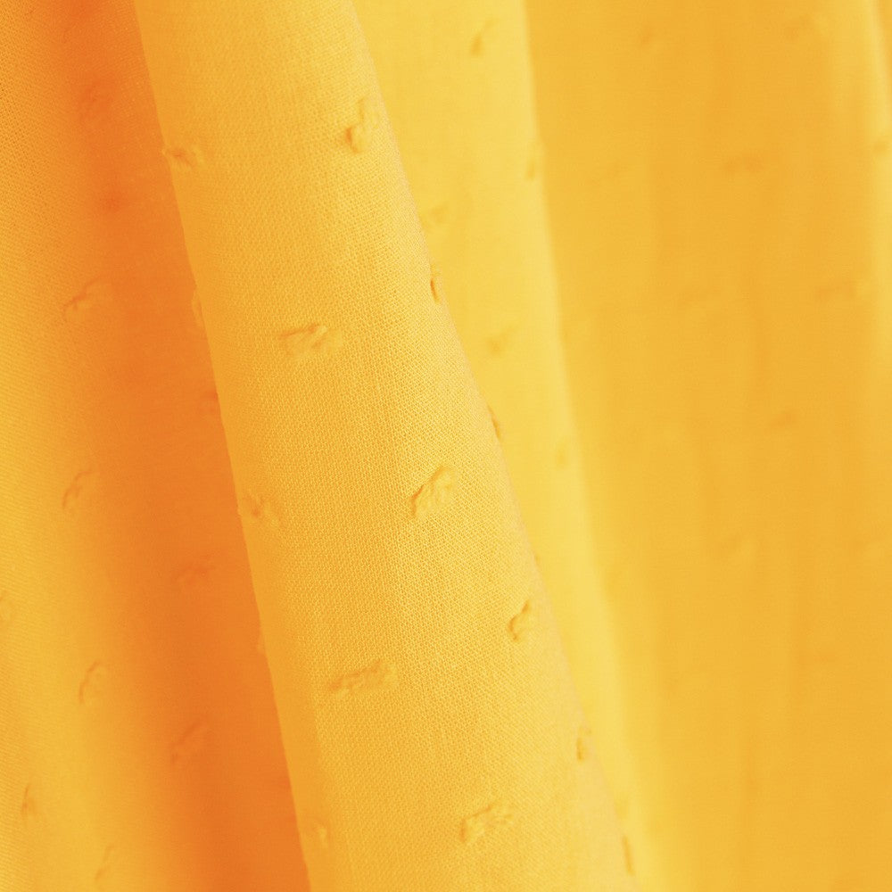 Popelín Plumeti Algodón Amarillo - Ribes y Casals