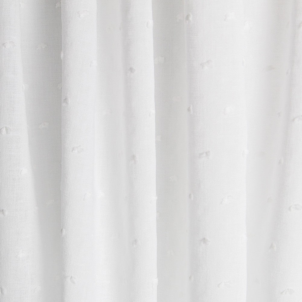 Popelín Plumeti Algodón Blanco - Ribes y Casals