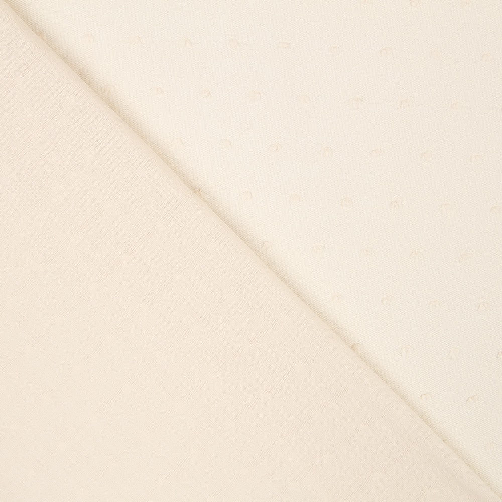 Popelín Plumeti Algodón Crudo - Ribes y Casals