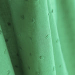 Popelín Plumeti Algodón Verde - Ribes y Casals