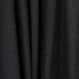 Popelín Plumeti Negro - Ribes y Casals