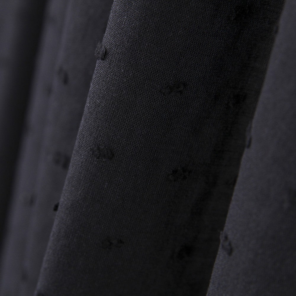 Popelín Plumeti Negro - Ribes y Casals