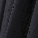 Popelín Plumeti Negro - Ribes y Casals