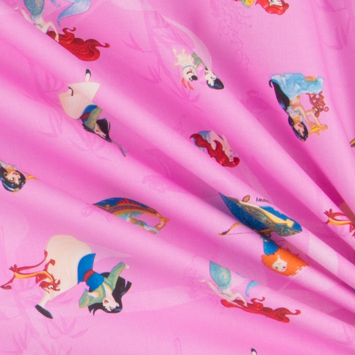 Popelín Princesas Rosa - Ribes y Casals