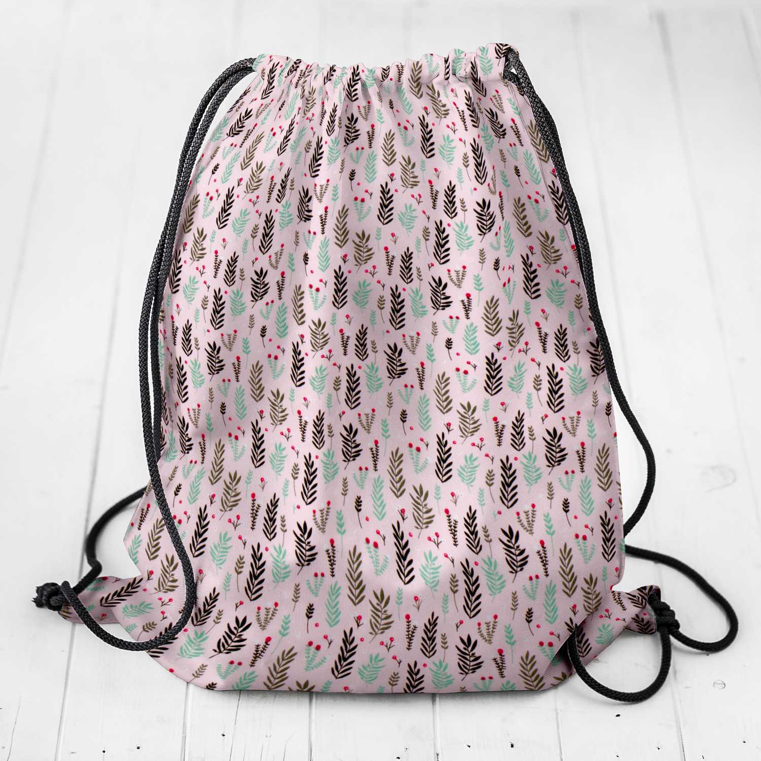 Popelín Ramas Rosa - Ribes y Casals