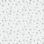 Popelín Ratoncitos Verde - Ribes y Casals