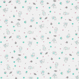 Popelín Ratoncitos Verde - Ribes y Casals