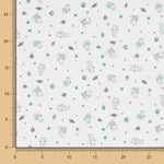 Popelín Ratoncitos Verde - Ribes y Casals