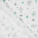 Popelín Ratoncitos Verde - Ribes y Casals