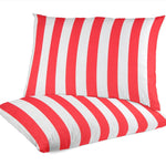 Popelín Rayas Blanca Roja - Ribes y Casals