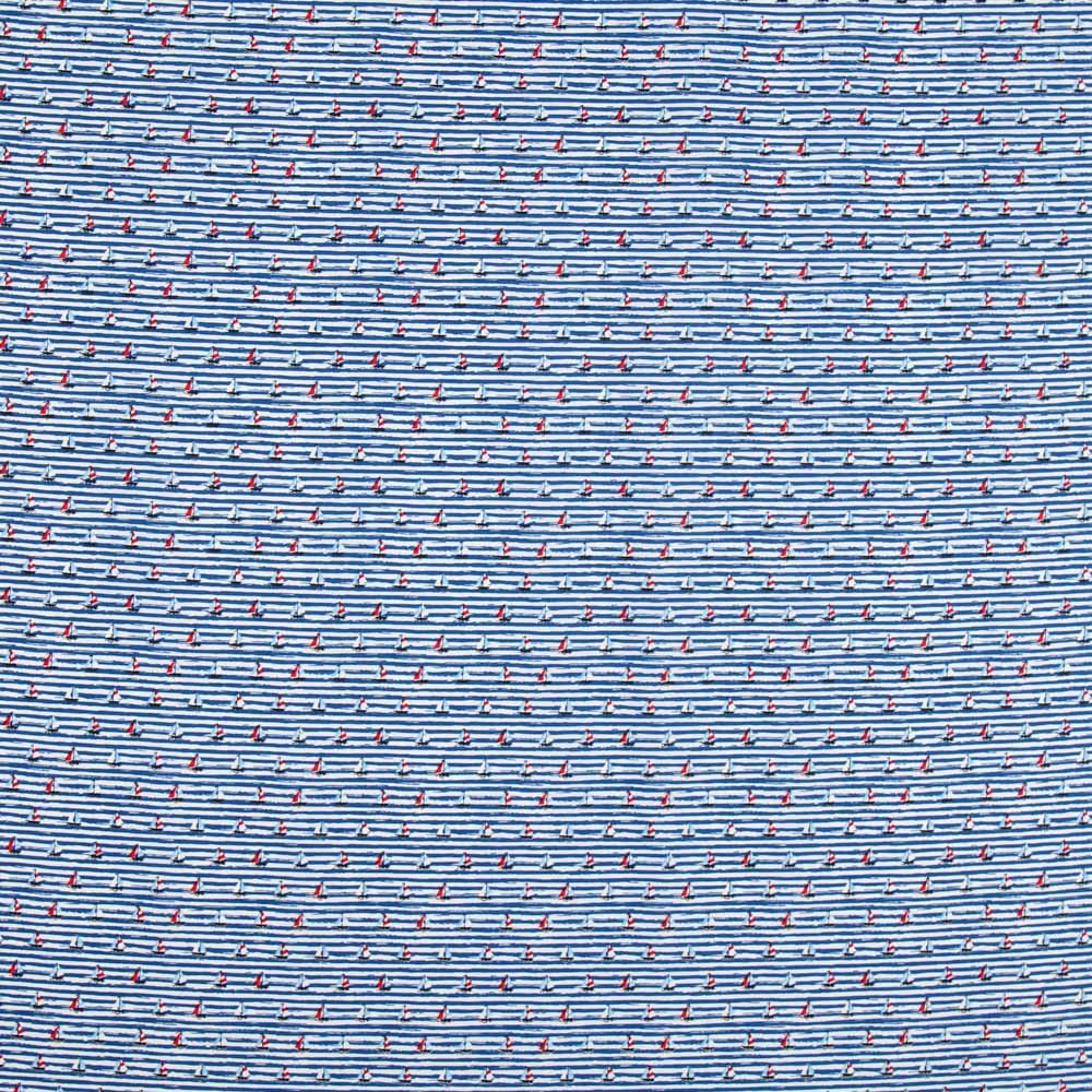 Popelín Regatas Azul - Ribes y Casals