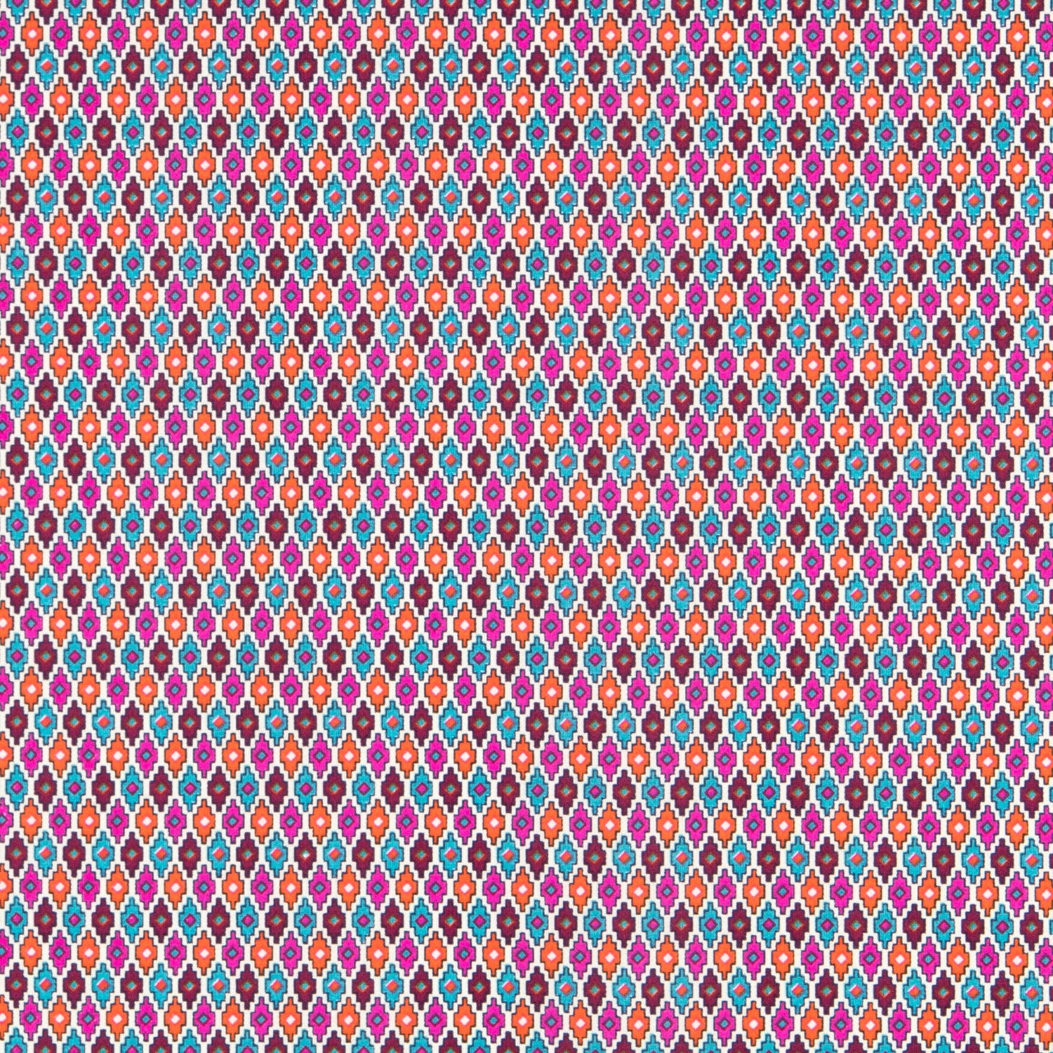 Popelín Rombos Multicolor - Ribes y Casals